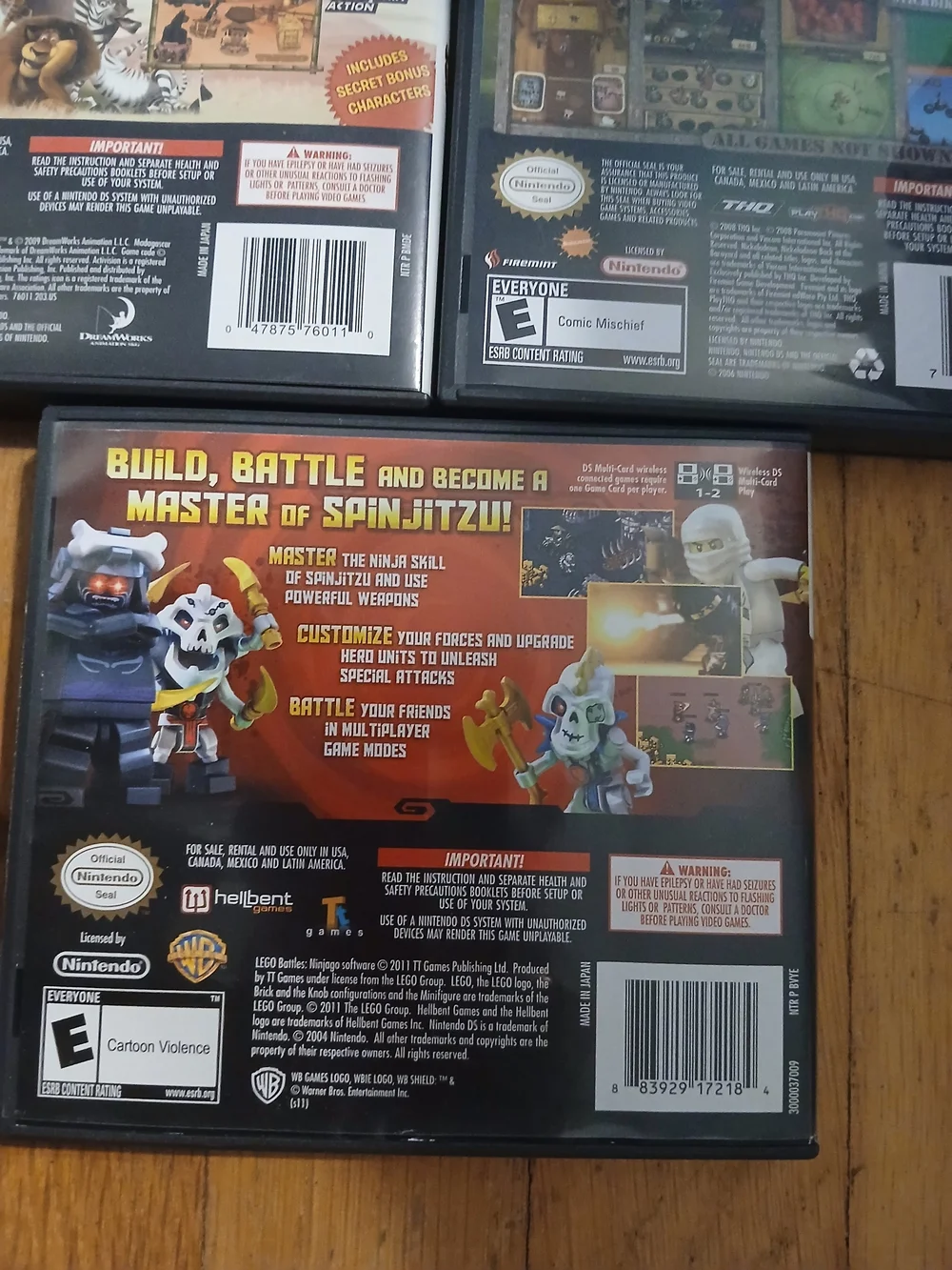 Lego Battles Ninjago Nintendo DS Game - Red